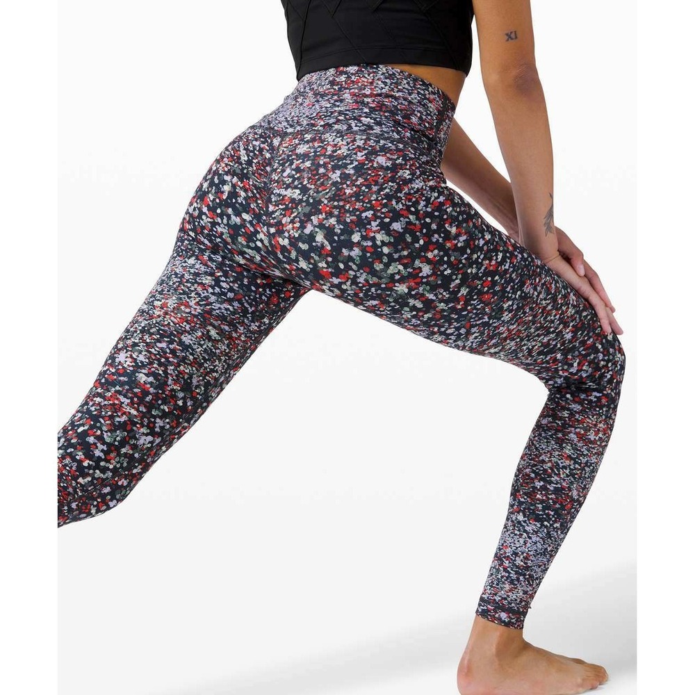 Lululemon Women's Align High-Rise Pant 28"‎ Size 2 LuxtremeWater Blossom Multi